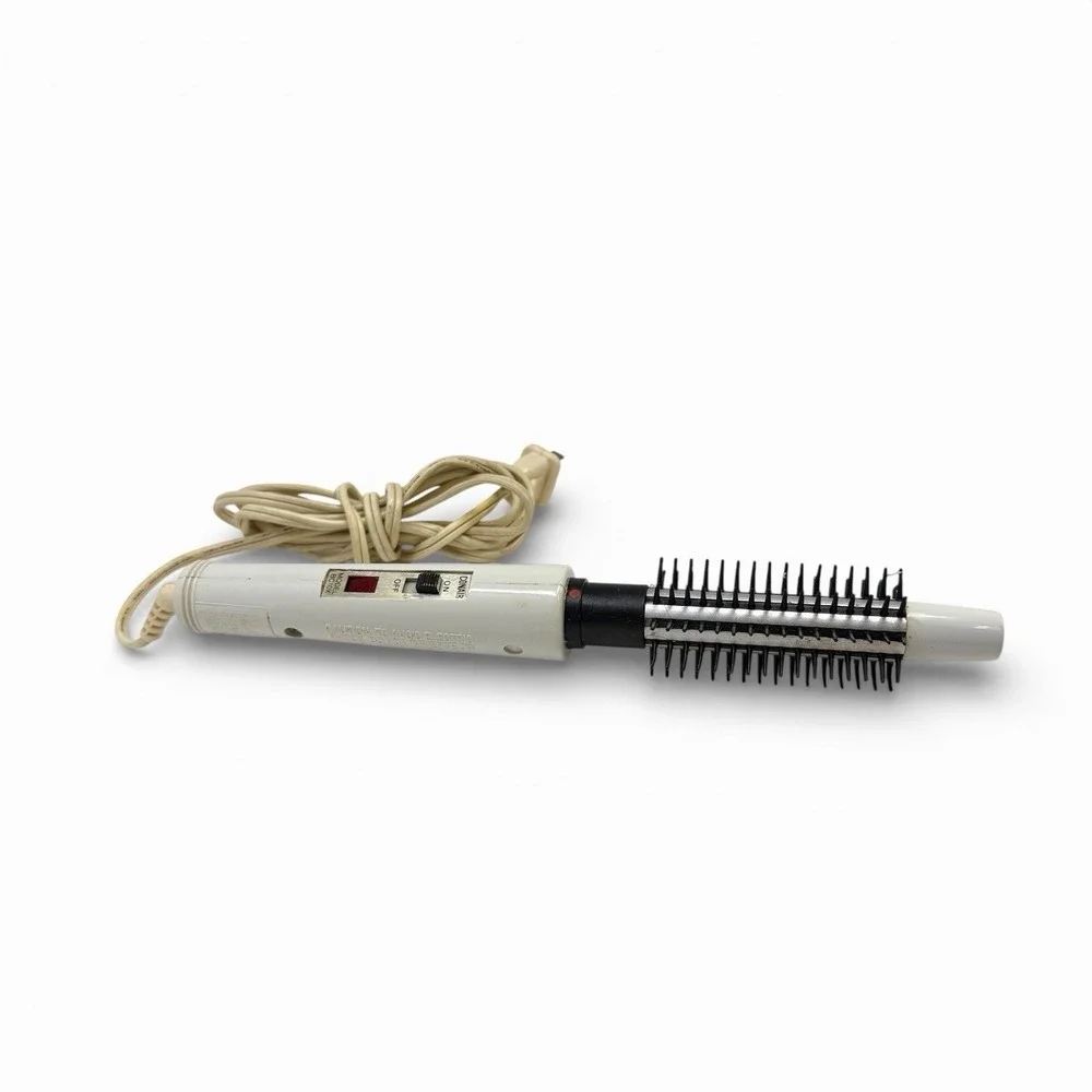 White Electric Hot Air Styling Brush for Women